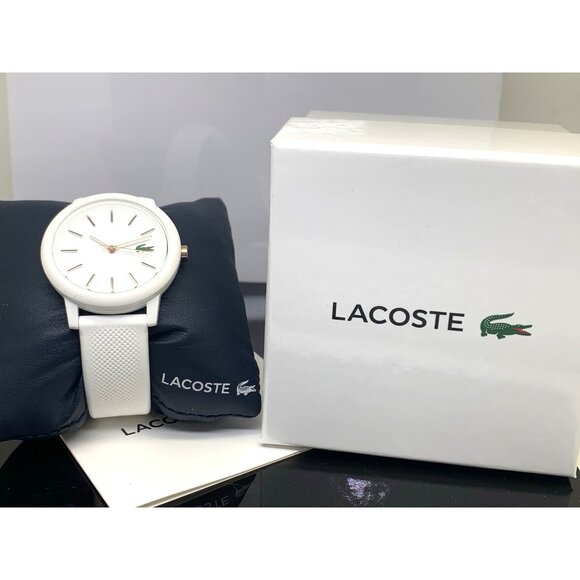 Lacoste Women\'s Watch 2001211 Quartz Croc Logo White Dial Rubber Band 36mm main image 12